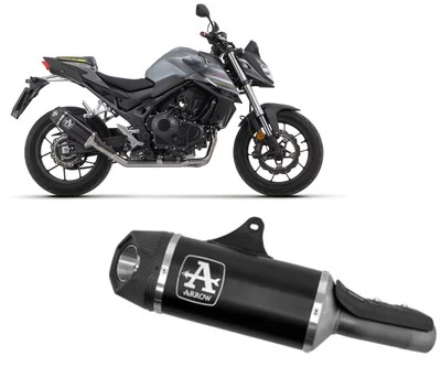 Silenciador de escape flecha Indy Race Dark E5 aluminio Honda CB 750 HORNET 2023 2025 Foto 1 de 3