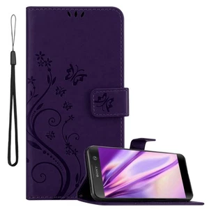 Case for Sony Xperia XA2 Phone Cover Protection Flower Book Wallet - Picture 1 of 18