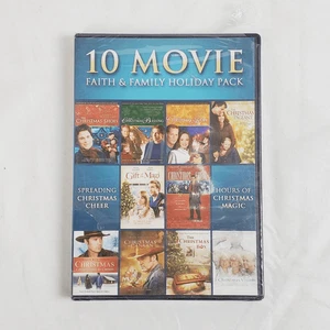 10 Movie Faith & Family Holiday Pack DVD Set Brand New Christmas Collection - Picture 1 of 2