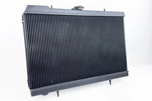 CSF Racing Radiator for 89-94 Nissan Skyline GTR GTS GTE GXi R32 Black 7229B - Picture 1 of 1