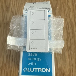 Lutron Pico Licht Fernbedienung: 4 Tasten mit Lichtsymbol - Weiß PK2-4B-TAW-L21 - Bild 1 von 1