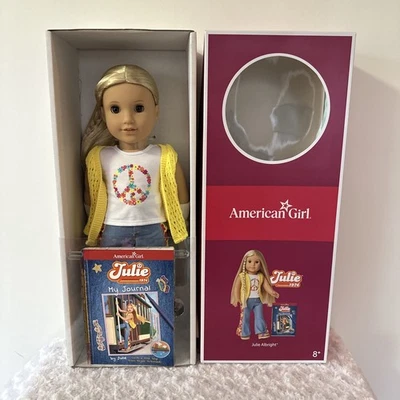 American Girl Historical 1974 Julie Albright 18" Doll New In Box With Book - Image 1 of 4