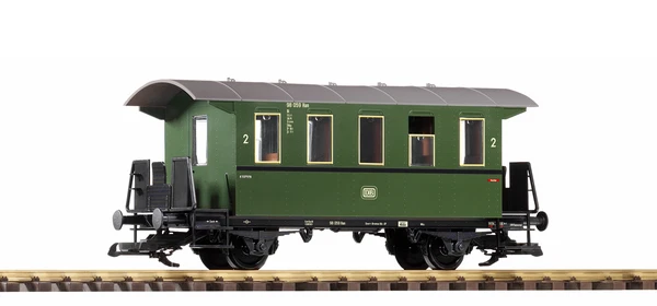 Piko 37920 G Scale DB III 2-Axle Coach Green - Image 1 of 1