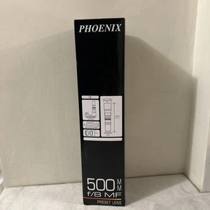Phoenix 500mm F/8 MF Telephoto Lens w/ Case – New Open Box – Preset – Free Ship - Picture 1 of 12