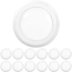 Sunco Lighting 12 Pack 5/6” LED Disk Lights Flush Mount Ceiling Light Fixture - Picture 1 of 7