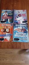 sports illustrated for kids card sheets  4 magazines with card sheets see pics
