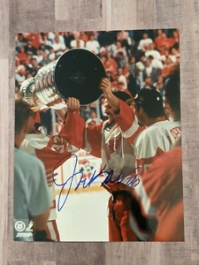 Joe Joey Kocur Signed 8x10 Photo File COA 1997 Stanley Cup 97 SC Red Wings A - Picture 1 of 1