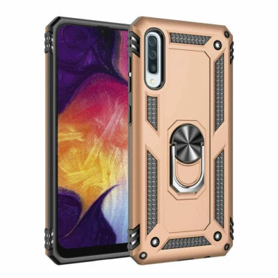 Funda de teléfono con soporte blindado de anillo a prueba de golpes para Samsung A20E A40 A50 A70S A10S A30 Foto 1 de 4