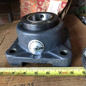 19311203 MOLINE BEARING 2-3/16 TYPE E 4-BOLT FLANGE TIMKEN BEARING RUST UNUSED - Picture 1 of 9