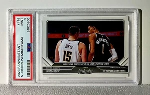 Nikola Jokic / Victor Wembanyama 2023-24 Panini #474 NBA Card 1 of 1929 PSA 9 - Picture 1 of 2