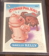 Smelly Kelly 43a 1985 Topps Garbage Pail Kids GPK Series 2 OS2 Trading Card NM