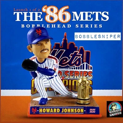 Bobblehead Howard Johnson Mets de Nueva York 1986 Campeones de la Serie Mundial MLB Foto 1 de 4