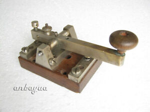 Rare Old Telegraph Stright Key from Morse Machine