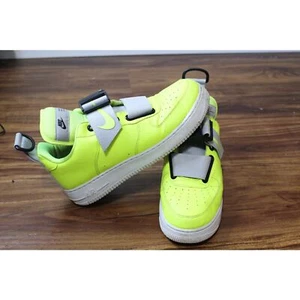 Nike Air Force 1 Utility Volt Mens Size US 10 Shoes Green Low Trainer Sneakers - Picture 1 of 10