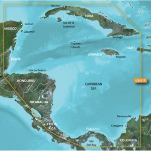 Garmin BlueChart G3 HXUS031 Southwest Caribbean Islands Mexico Chart micro SD - Picture 1 of 7