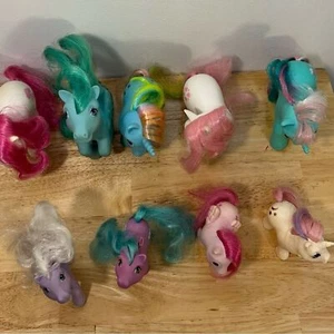 Lot of 9 My Little Pony G1 and G2 1980's - Picture 1 of 14
