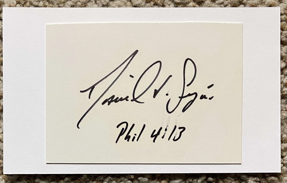 Corte firmado David Segui - Debut Orioles Expos 1990 - Ligera mancha Foto 1 de 1