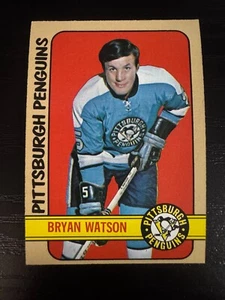 1972-73 Topps #116 Bryan Watson - Penguins Canadiens Wings Seals Blues Capitals - Picture 1 of 2