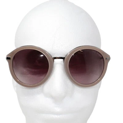 Óculos de sol Ted Baker feminino TB 154 marrom acastanhado 135 B:48 redondo - Imagem 1 de 4