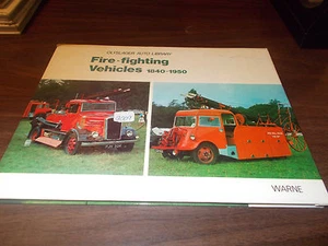 Olyslager Auto Library "Fire-Fighting Vehicles 1840-1950" Hard-Cover BOOK / 1975 - Picture 1 of 1
