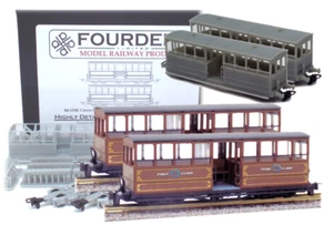 Fourdees Corris Style Bogie Carriages 009 / OO9 Kit - Picture 1 of 12