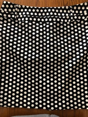 FALDA RAFAELLA ALGODÓN BLANCO Y NEGRO LUNARES Talla 14 Foto 1 de 4