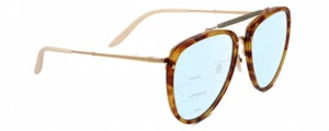 Gucci GG0672S Unisex Aviator Multi-Focus Blue Light Glasses Tortoise Havana 58mm - Picture 1 of 4