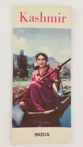 Vintage Kashmir India Travel Brochure Printed in India January 1958 - Picture 1 of 5