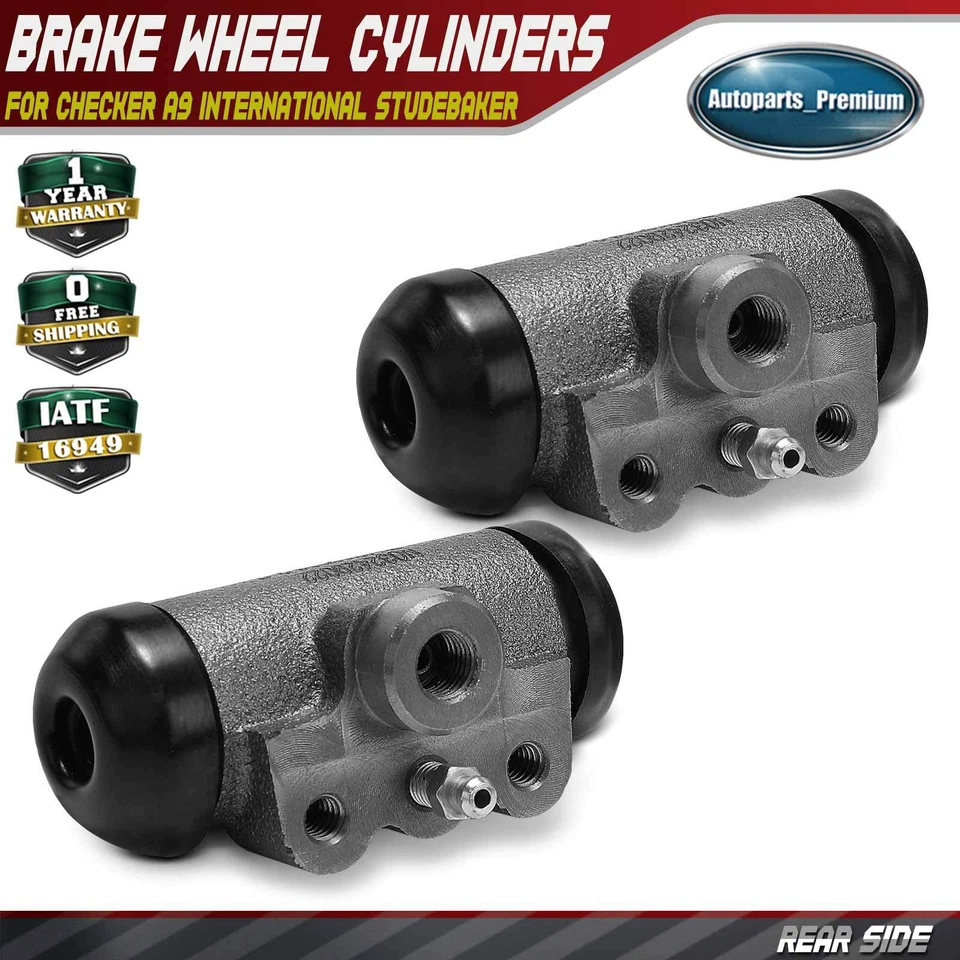 2x Rear Brake Wheel Cylinders for Checker A9 1959-1963 International Studebaker - Image 1 of 4