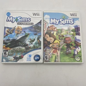 My Sims, My Sims Sky Heroes Lot Of 2 (Nintendo Wii Video Game Lot) Both Complete - Picture 1 of 11
