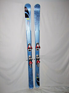 Salomon Pocket Rocket all mtn twin tip skis 185cm w/ Salomon S914 ski bindings ~