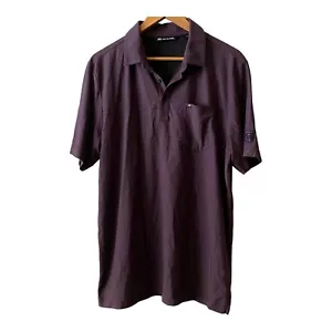 Travis Mathew Purple Polo Golf Shirt SZ Large Pima Cotton Blend Breathable - Picture 1 of 5