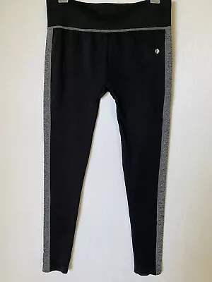 LA Winner Leggings Women’s Size L/XL Active Black/ Gray Sport Workout Yoga Pants • 12.99€