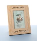 Personalised Engraved Wooden Photo frame. Anniversary, Retirement, Teacher Gifts