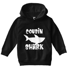 Cousin Shark - Song Lyrics Parody Ocean Beach Funny Toddler/Youth Hoodie - Picture 1 of 12
