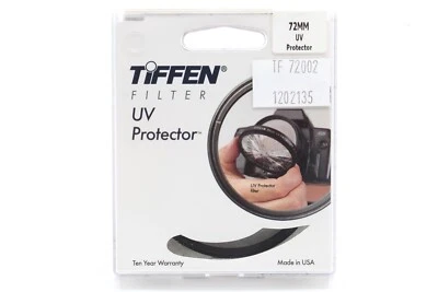 New Old Stock Tiffen 72mm UV Protector Filter with Case #37838 - Image 1 of 4