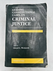 Leading Constitutional Cases on Criminal Justice 2010 by Lloyd Weinreb - Picture 1 of 12