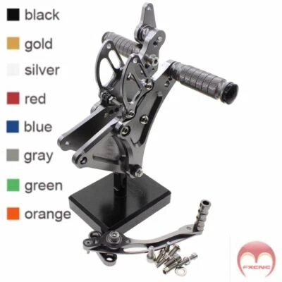 CNC Front Rearsets Foot Pegs Rear Set For BUELL XB9S XB12S XB9R XB12R All years - Imagem 1 de 4