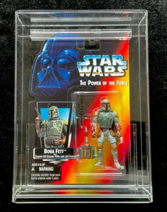 MINT Star Wars Potf Boba Fett Super Rare Error Missing Chest Emblem AFA Ready! - Picture 1 of 5