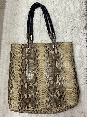 MICHAEL KORS Collection Python Skorpios Tote - Image 1 of 4