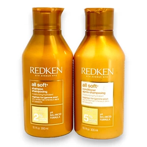Redken All Soft Moisturizing Shampoo and Conditioner 10.1fl.oz./300ml New - Picture 1 of 2