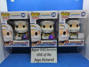 Funko Pop X1 NFL Fanatics Ex LA Chargers Santa $19.99 Free Shipping w/Protector - Picture 1 of 22