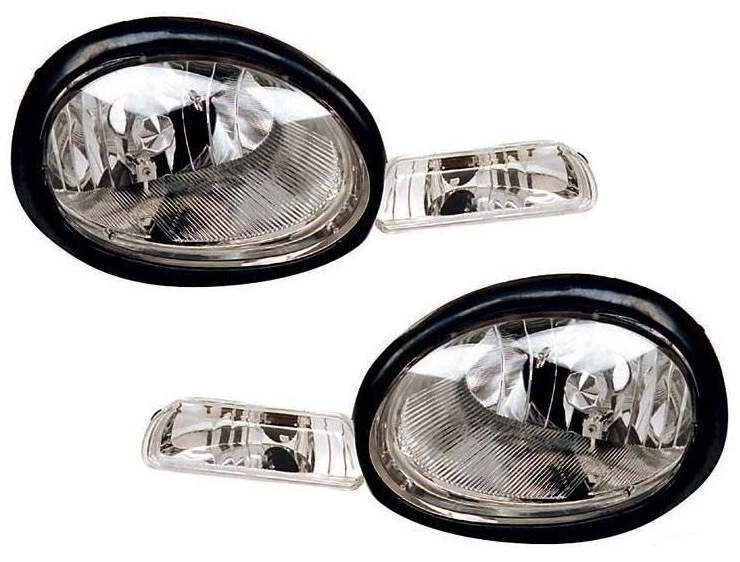 New TYC Headlight Set (LH&RH) for 2000-2002 Dodge Neon Black 80-6209-41 - Изображение 1 из 1