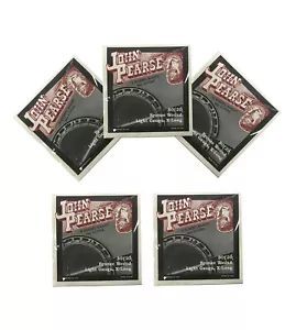 John Pearse Banjo Strings 5 Sets 80/20 Bronze Wound Light Gauge Extra Long - Picture 1 of 5