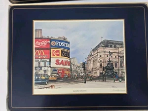 Harrods Pimpernel LONDON SCENES Cork Back Placemats Set of 6, London England - Picture 1 of 8