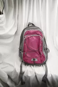 Embark Backpack Burgundy Gray, 19 in adjustable straps, water resistant shell - Picture 1 of 5