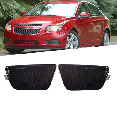2Pcs For 2011-2016 Chevy Chevrolet Cruze Front Side Marker Light Reflector Smoke — 第 1/4 张图片