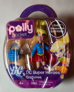 Mattel Polly Pocket DC Super Heroes Costumes Polly as SUPERGIRL - Picture 1 of 2