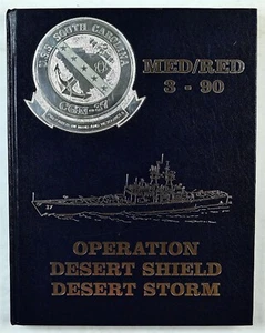 Libro de crucero de despliegue mediterráneo USS South Carolina (CGN-37) 1990 - Imagen 1 de 11