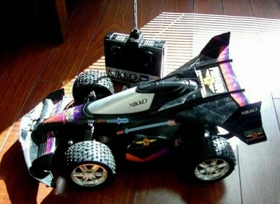 TYCO Nikko Japanese R/C high speed 27 MHz race car works damaged bumper easy fix - Image 1 of 4